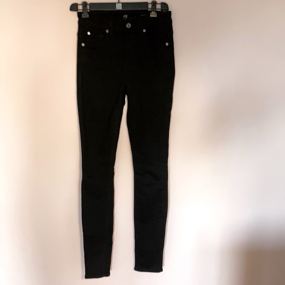 7 FOR ALL MANKIND - high waisted skinny jeans